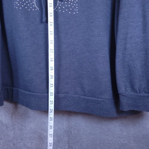 Disney World Parks 1X Cinderella Castle Bling Hoodie Mickey Sweatshirt - Picture 4 of 11